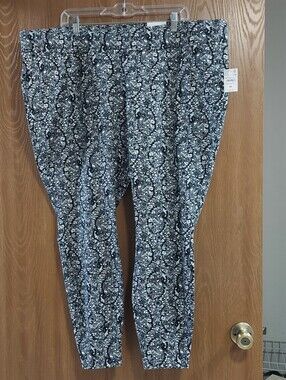 NWT Lands End Starfish Mid Rise Leggings Woman's Size 3X